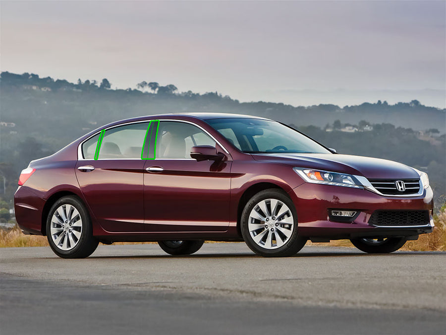 honda accord 2013-2017 (sedan) Pillar Post Trim Installation Location