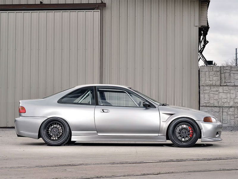 honda civic 1992-1995 (coupe) Piano Black Pillar Trim