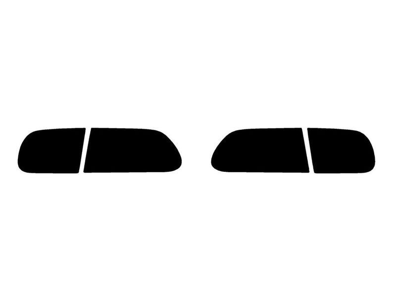 civic Precut Tail Light Tint Diagram