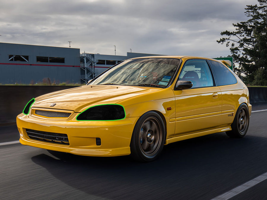 honda civic 1996-1998 Headlight Tint Location