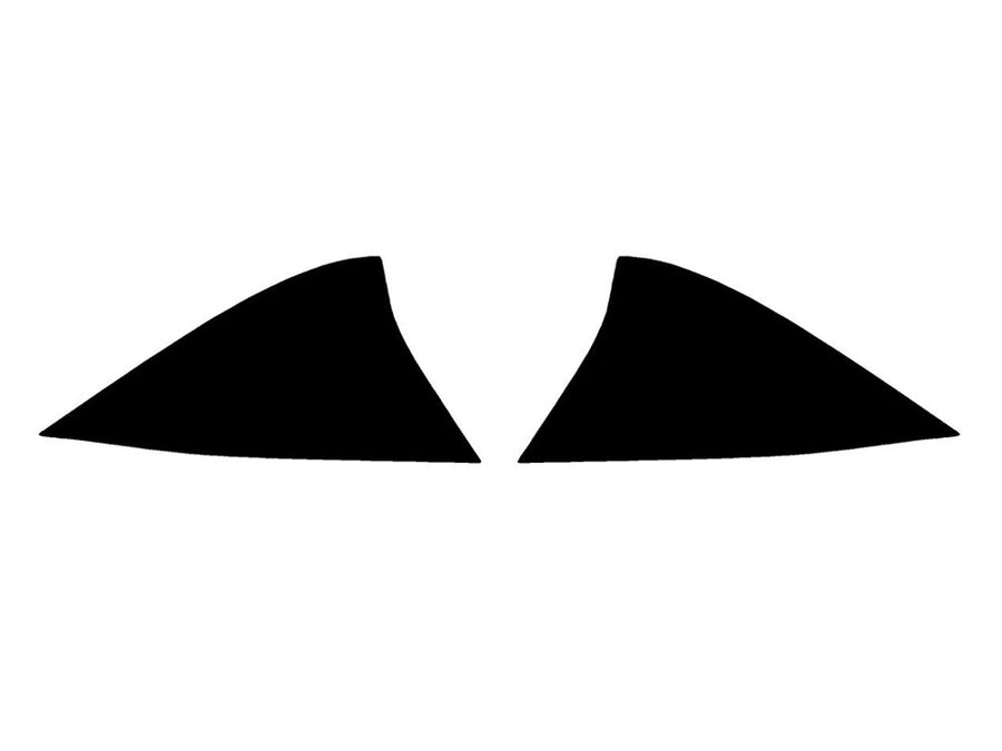 civic (coupe) Precut Tail Light Tint Diagram
