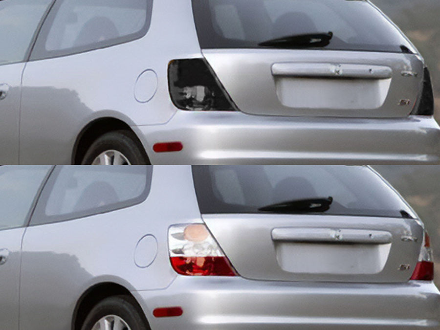 civic (si) Before and After Smoked Taillights