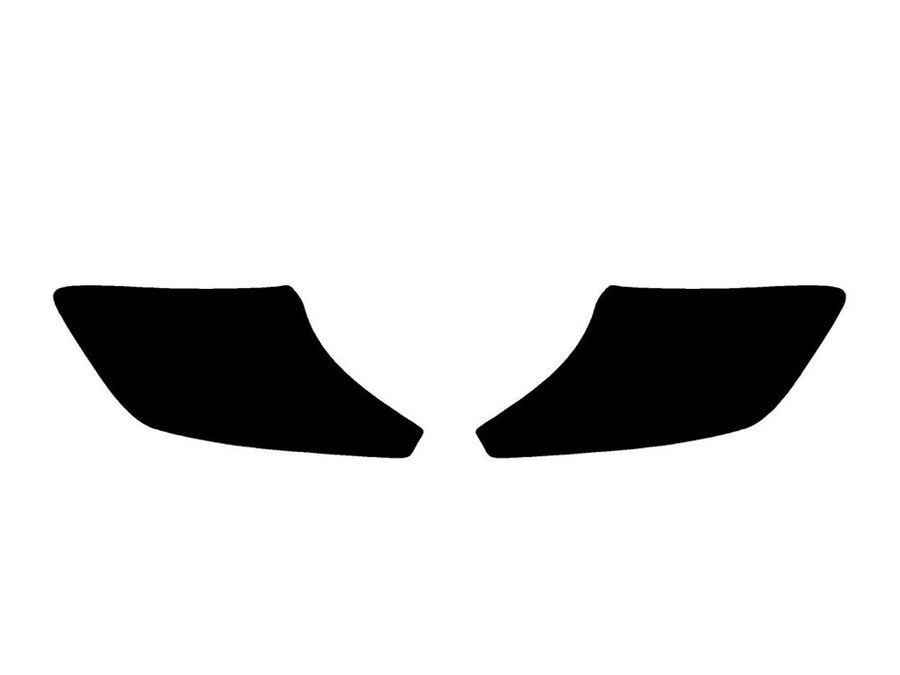 civic (coupe) Precut Tail Light Tint Diagram