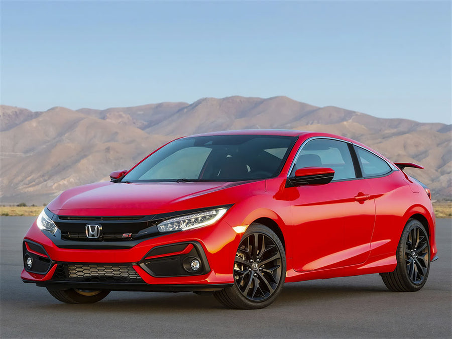 honda civic 2016-2023 (coupe) Carbon Fiber Pillar Trim