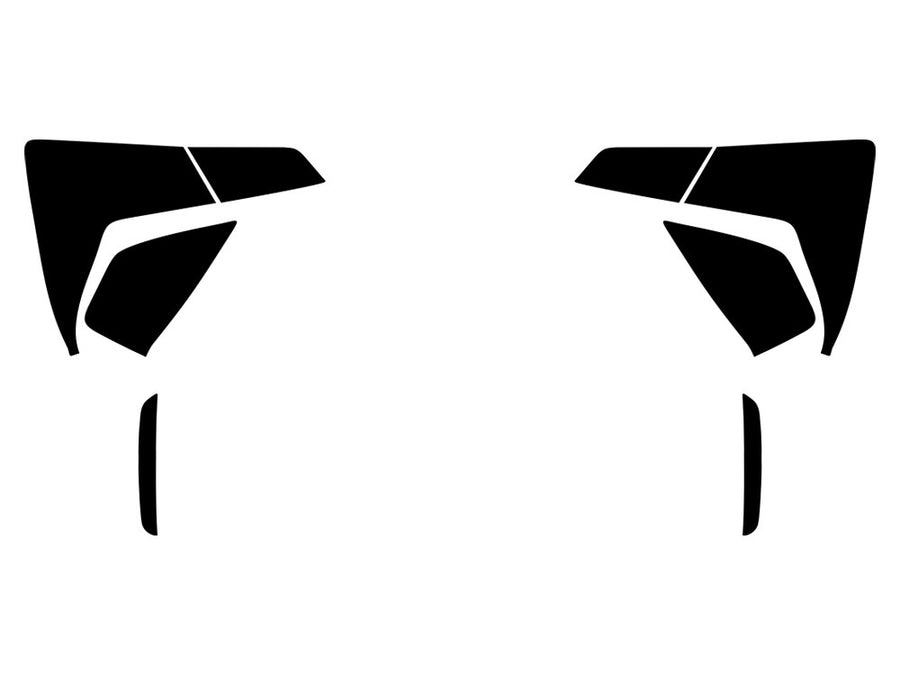 civic (hatchback) Precut Tail Light Tint Diagram