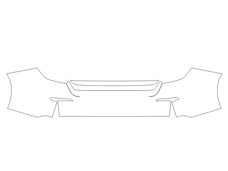 civic 3M Clear Bra Door Cup Precut PPF Diagram