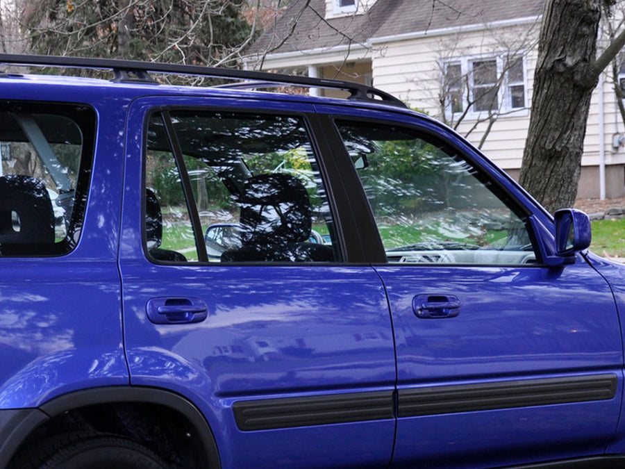 honda cr-v 1997-2001 Matte Black Pillar Cover Diagram