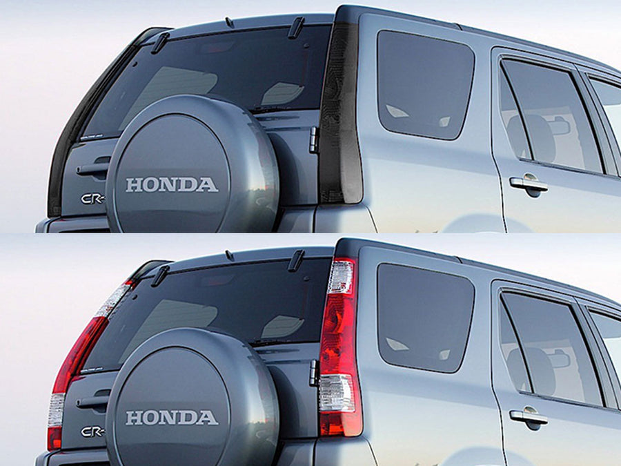 cr-v Before and After Smoked Taillights