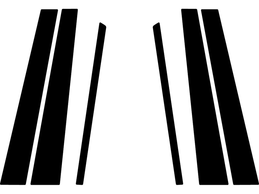 honda cr-v 2002-2006 Camo Pillar Trim Diagram