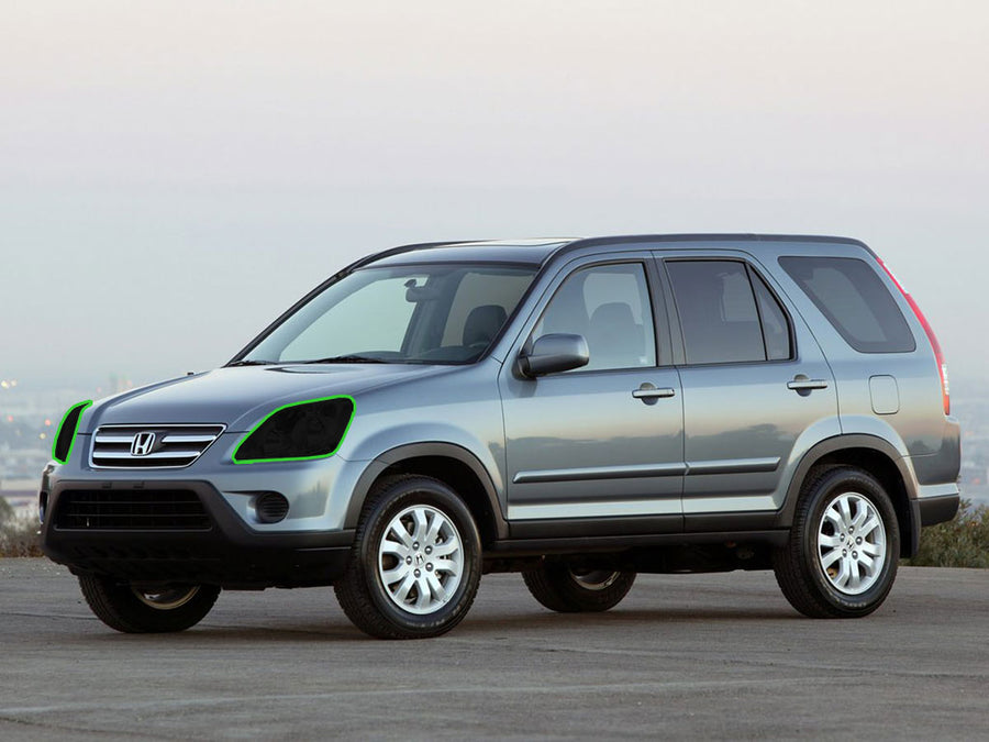 honda cr-v 2005-2006 Headlight Tint Location