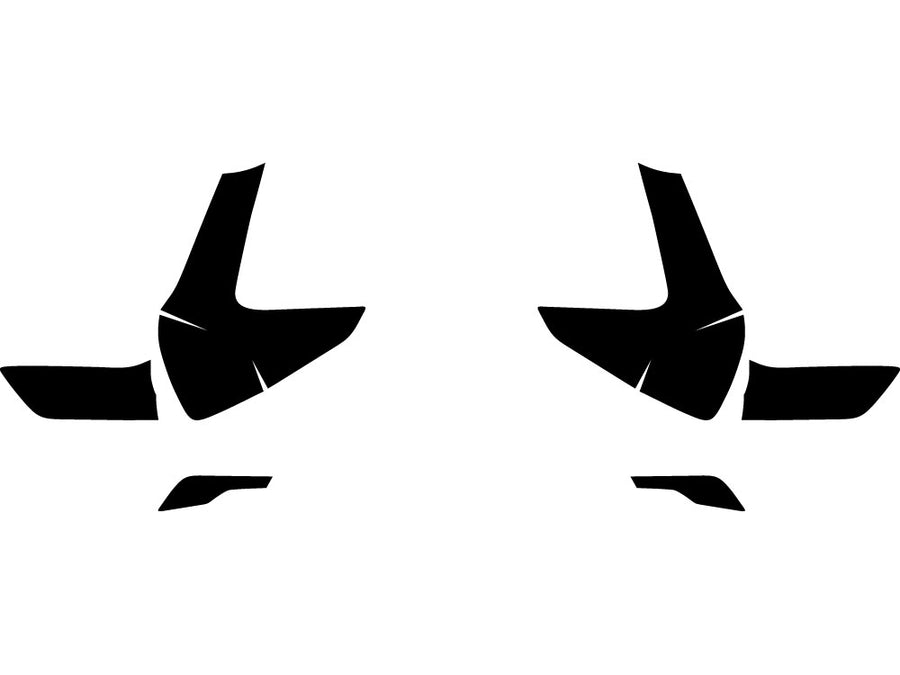 cr-v Precut Tail Light Tint Diagram