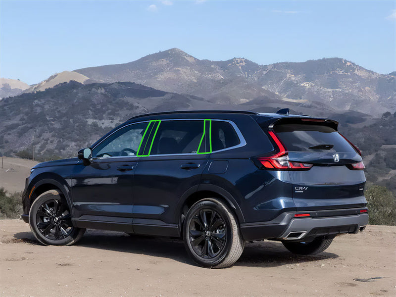 honda cr-v 2023-2024 Pillar Post Trim Installation Location