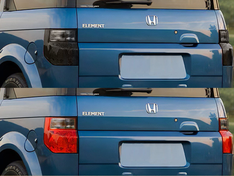 element Before and After Smoked Taillights