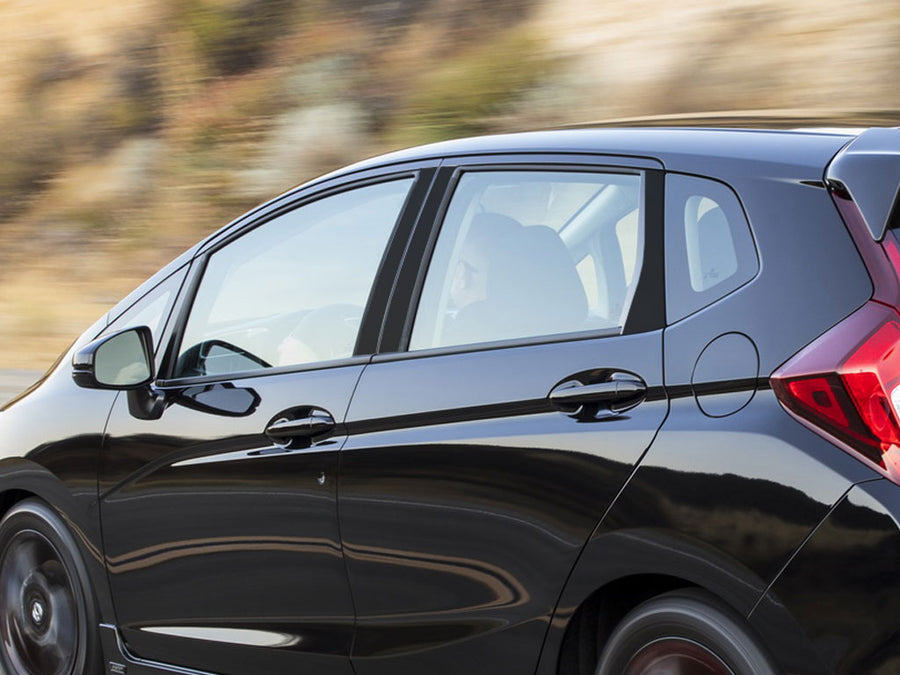 honda fit 2014-2020 Matte Black Pillar Cover Diagram