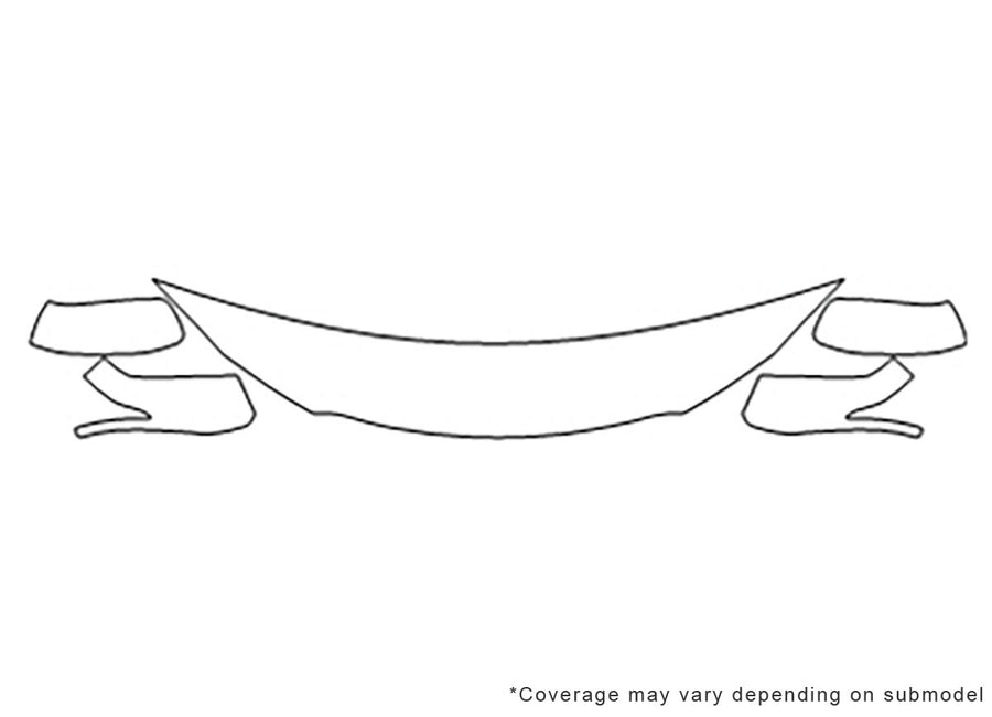 hr-v Avery Dennison Clear Bra Hood Precut PPF Diagram