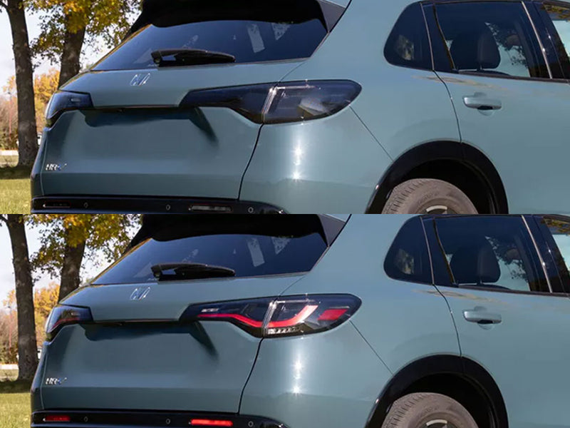 hr-v Before and After Smoked Taillights