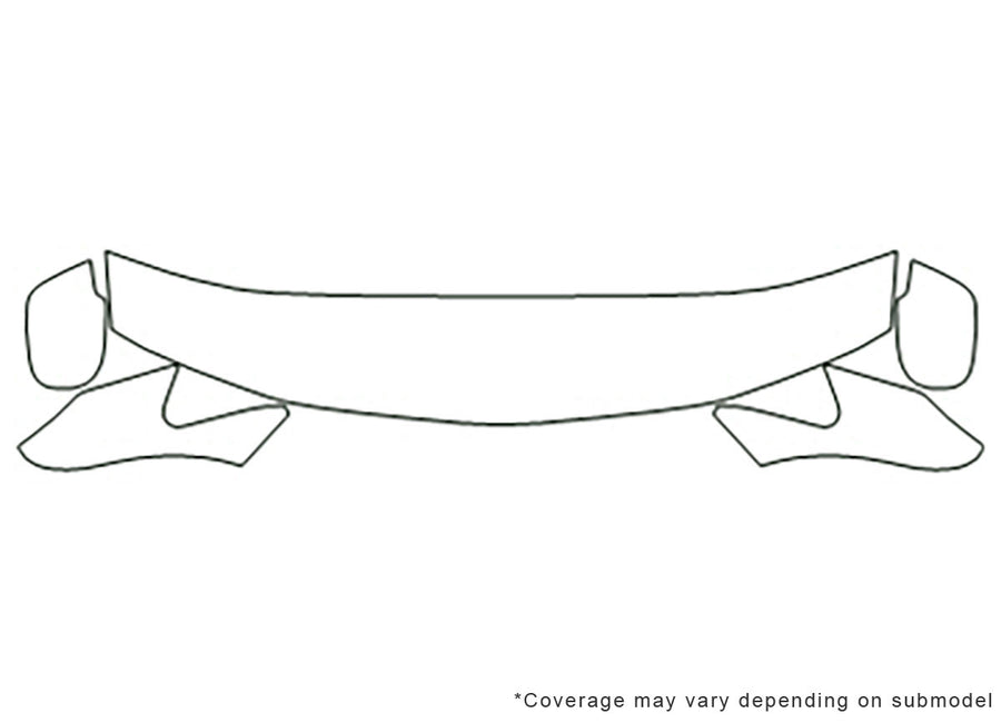 odyssey 3M Clear Bra Hood Precut PPF Diagram