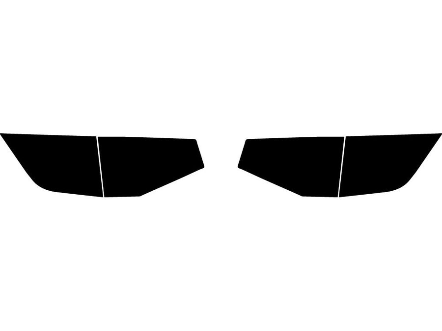 odyssey Precut Tail Light Tint Diagram