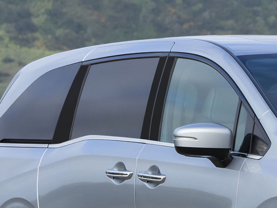 honda odyssey 2018-2024 Matte Black Pillar Cover Diagram