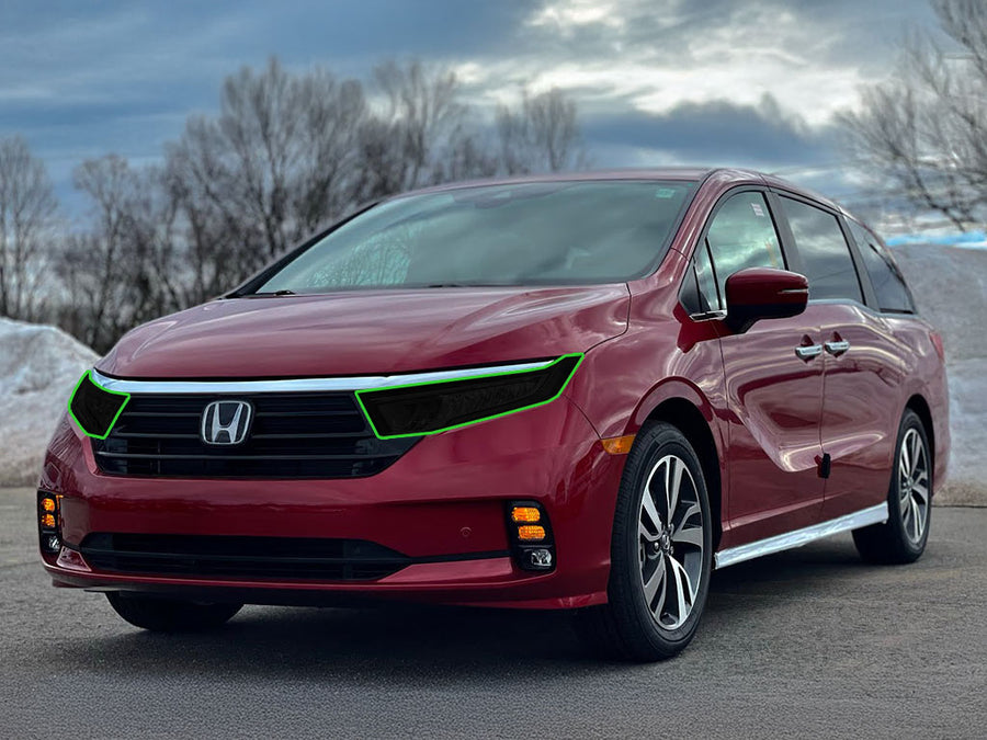 honda odyssey 2018-2025 Headlight Tint Location