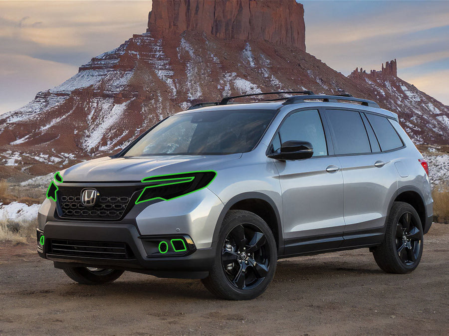 honda passport 2019-2021 Headlight Tint Location