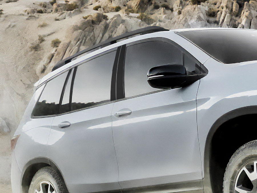 honda passport 2019-2024 Gloss Black Pillar Cover Diagram