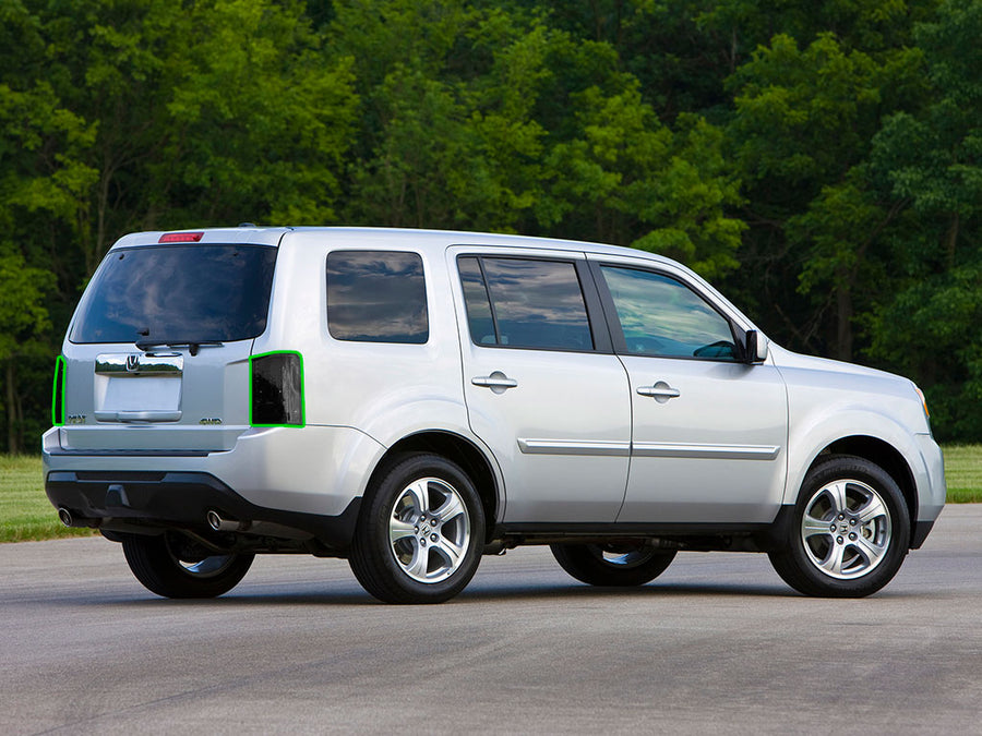 pilot Tail Light Tint Installation Points