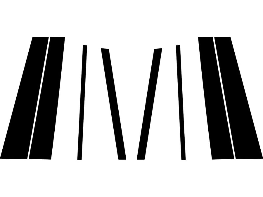 honda pilot 2016-2022 Camo Pillar Trim Diagram