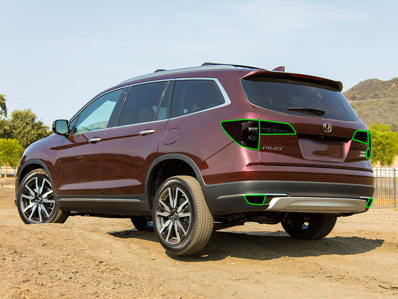 pilot Tail Light Tint Installation Points