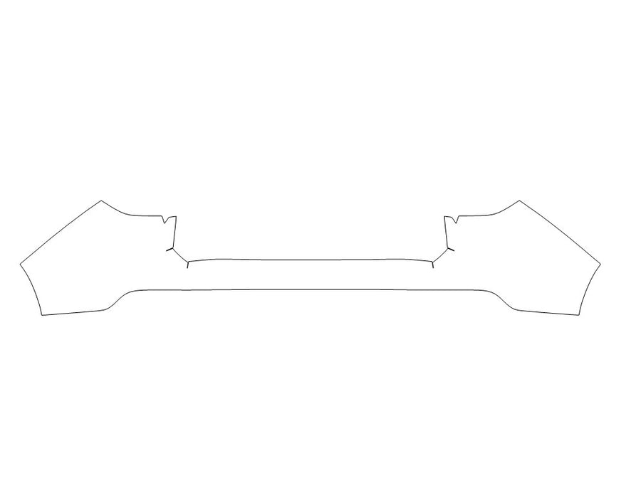 pilot 3M Clear Bra Door Cup Precut PPF Diagram