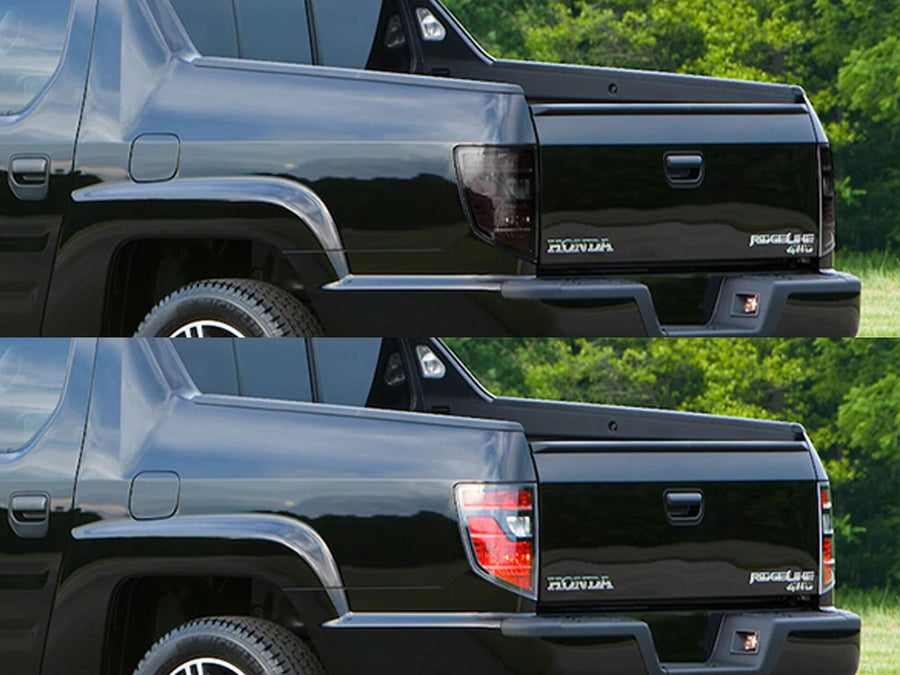 ridgeline Before and After Smoked Taillights