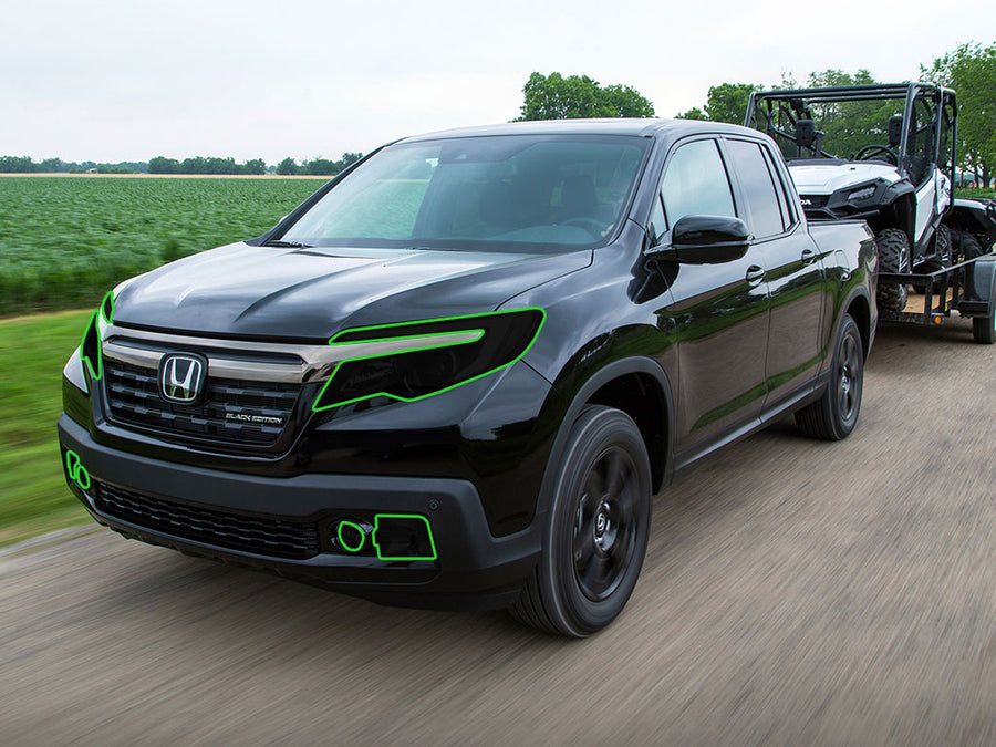 honda ridgeline 2017-2020 Headlight Tint Location