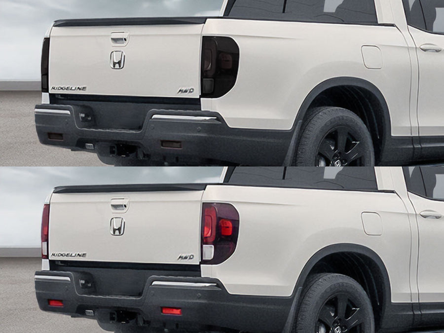 ridgeline Before and After Smoked Taillights