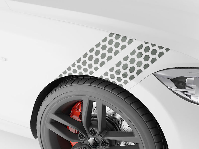 3M Light Gray Fender Stripes