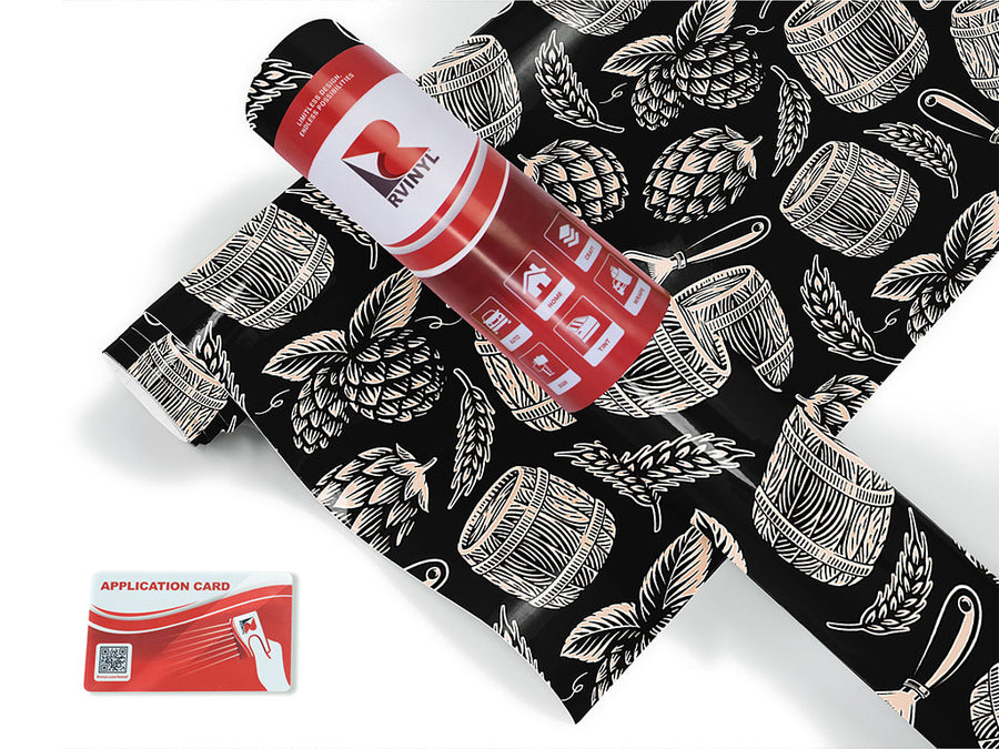 hoppy ipa alcohol Craft Vinyl Roll