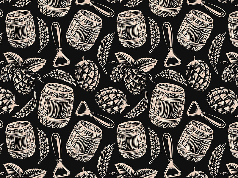 Hoppy IPA Alcohol Vinyl Wrap Pattern~Rwraps Series 914 Digitally Printed Vinyl Wrap~0