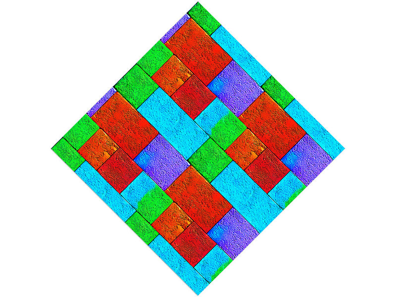 Hopscotch Brick Vinyl Wrap Pattern