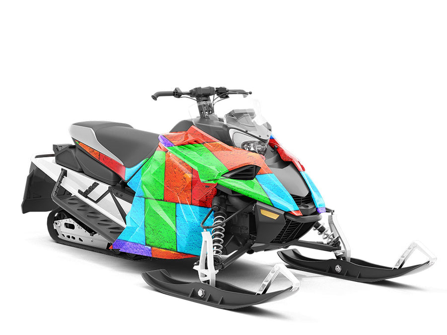 Hopscotch Brick Custom Wrapped Snowmobile
