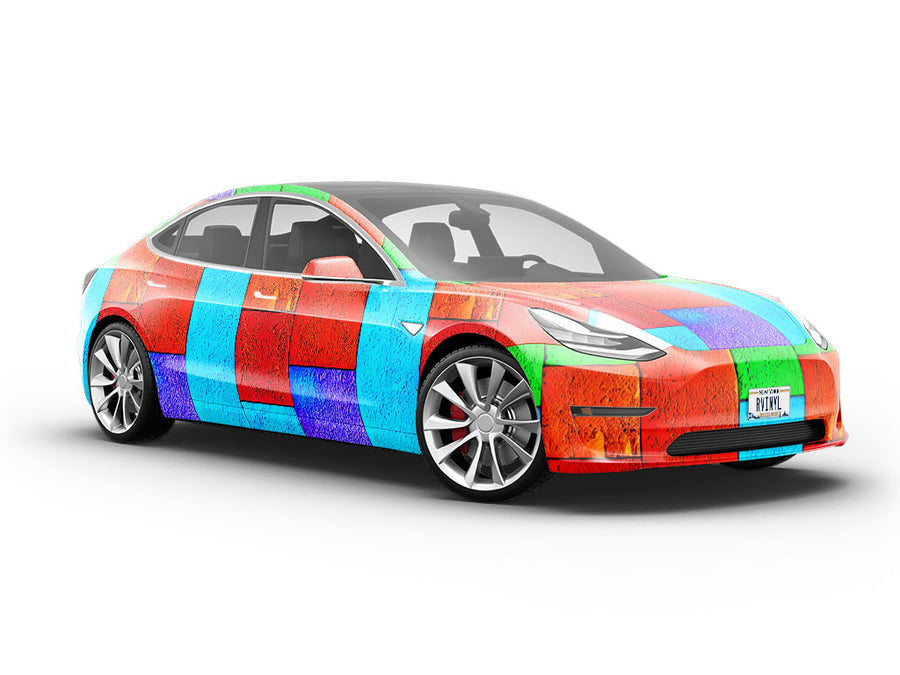 Hopscotch Brick Vehicle Vinyl Wrap