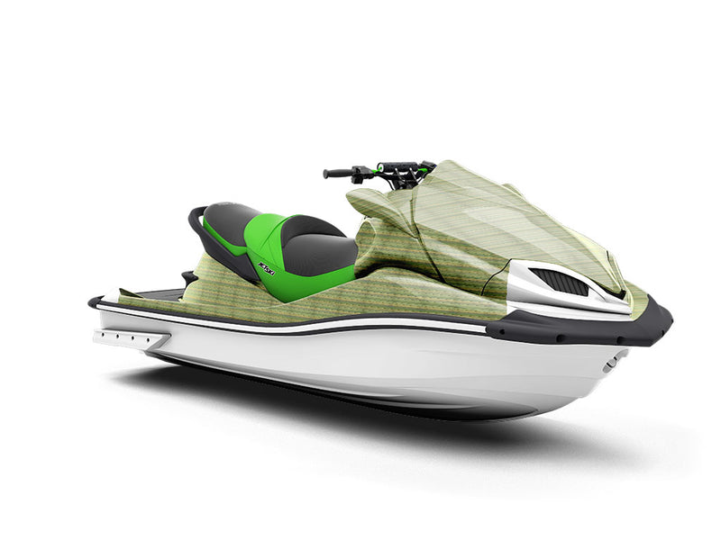 Horizontal Pickle Wood Plank Jet Ski Vinyl Customized Wrap