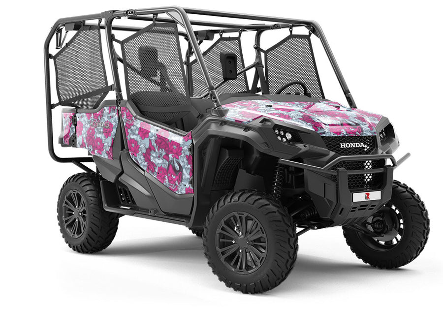 Horrible Hannya Halloween Utility Vehicle Vinyl Wrap
