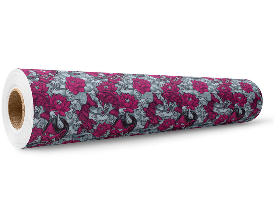 Horrible Hannya Halloween Wrap Film Wholesale Roll~Rwraps Series 914 Digitally Printed Vinyl Roll~5