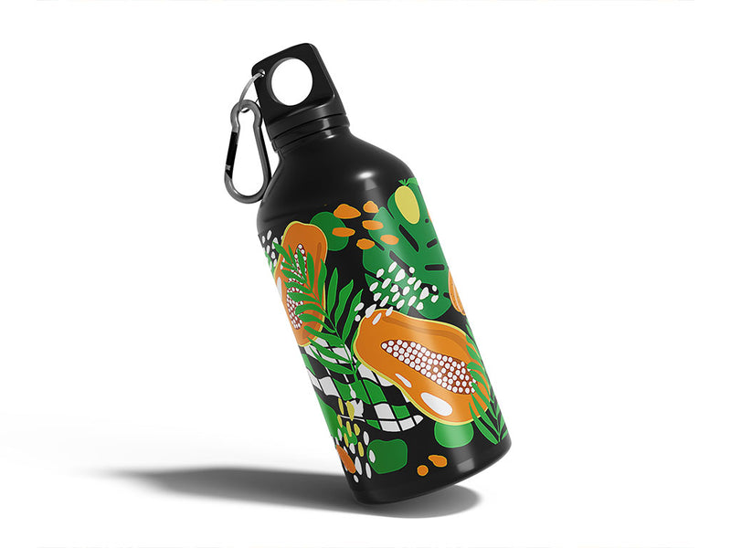 hortus gold fruit Water Bottle DIY Stickers