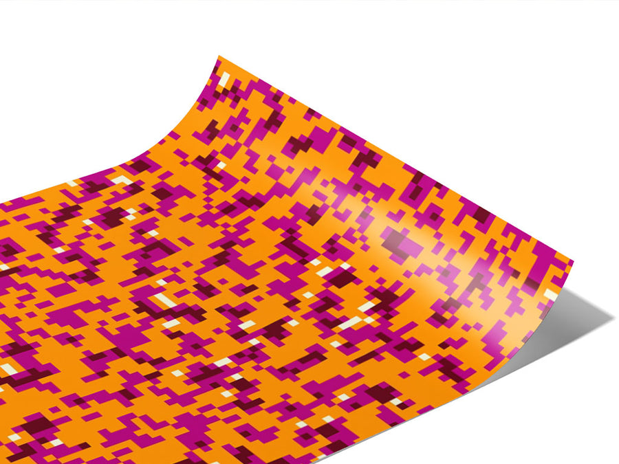 Hot Lava Pixel Vinyl Wraps~Rwraps Series 914 Digitally Printed Vinyl Wrap~0