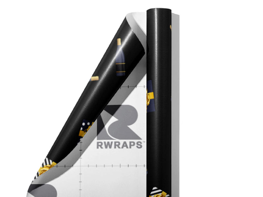 Housewarming Gift Alcohol Wrap Film Sheets~Rwraps Series 914 Housewarming Gift Alcohol Scrolled Sheet~3