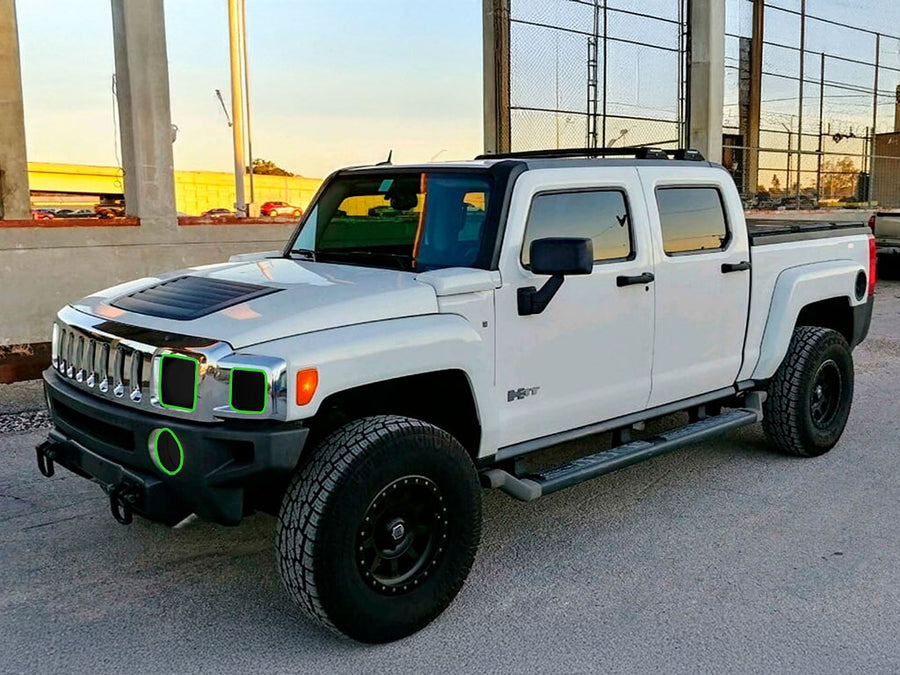 hummer h3 2006-2010 Headlight Tint Location