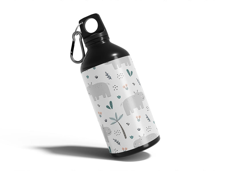 hungry hungry animal Water Bottle DIY Stickers
