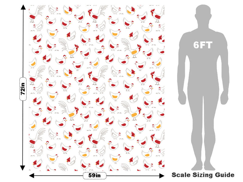 Hungry Ladies Birds Vehicle Wrap Scale~Rwraps Series 914 Hungry Ladies Birds Measurements~1