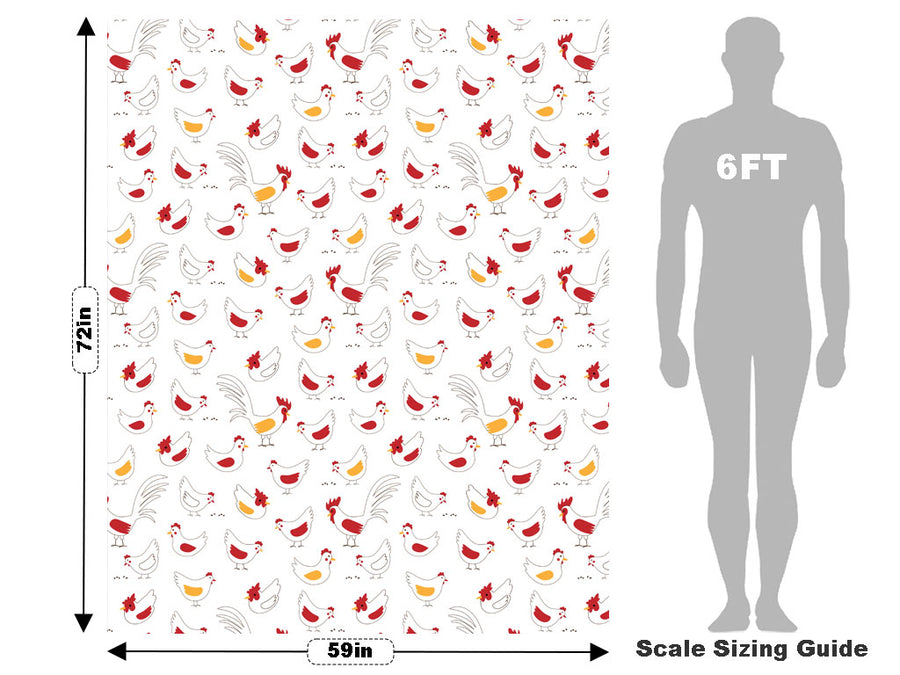 Hungry Ladies Birds Vehicle Wrap Scale~Rwraps Series 914 Hungry Ladies Birds Measurements~1