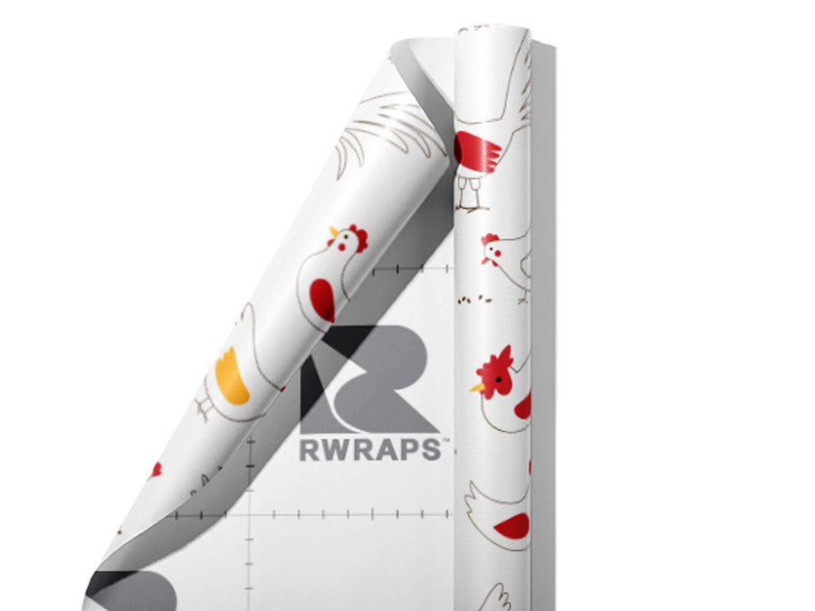 Hungry Ladies Birds Wrap Film Sheets~Rwraps Series 914 Hungry Ladies Birds Scrolled Sheet~3